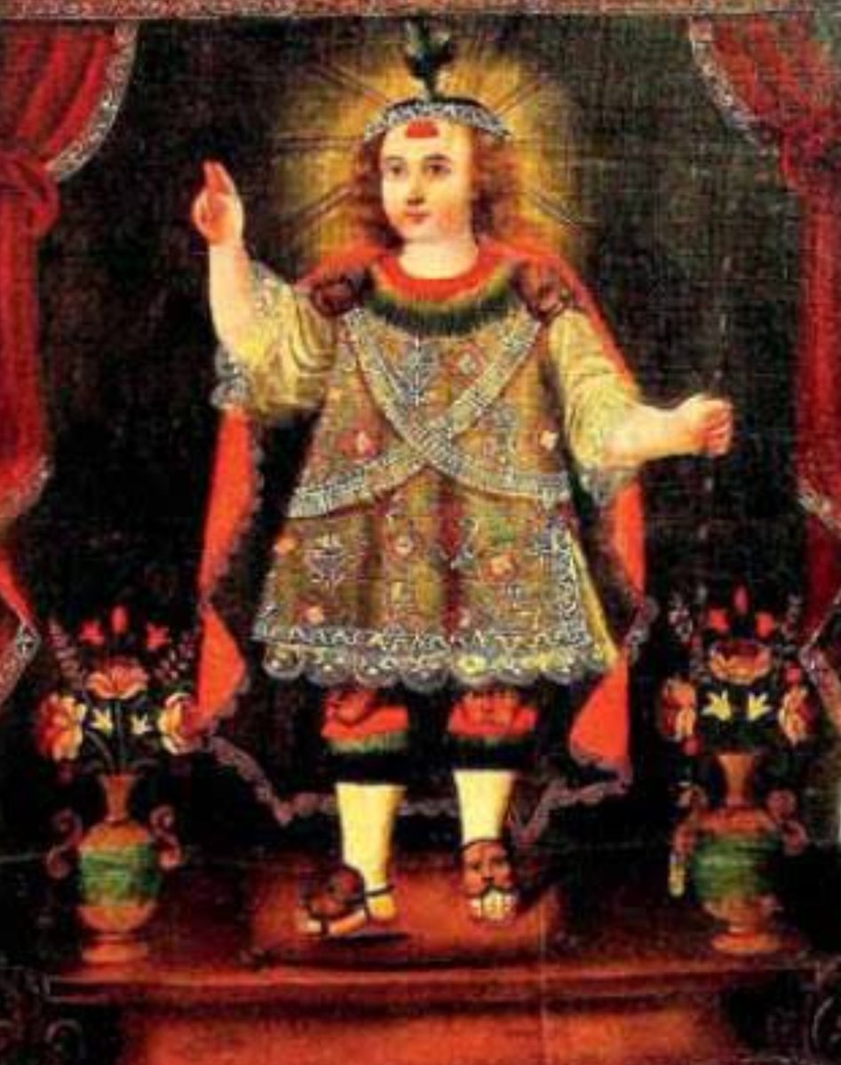 Deligtsubs's tweet photo. As artes peruanas de Jesus vestido como príncipe inca é muito bonita também. https://t.co/bUU8eixX0a