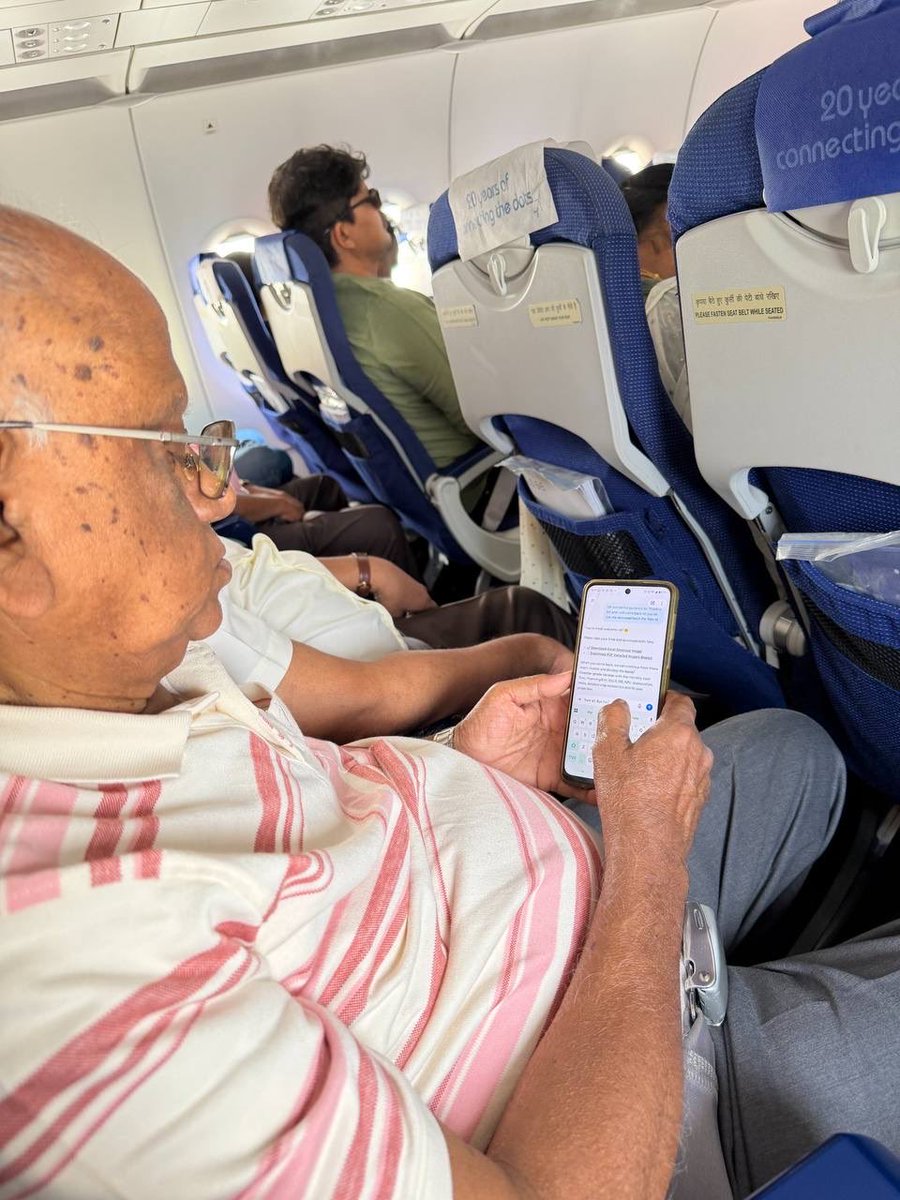 Silencio_Off's tweet photo. What’s your excuse now

A 77-year-old vibe coder was building a vertical farming business plan with ChatGPT mid-flight

Cash flows, IRR, 10-year NPV - they calculated it all together

And he addresses ChatGPT exclusively as “Sir” https://t.co/GkGd7ZSA39