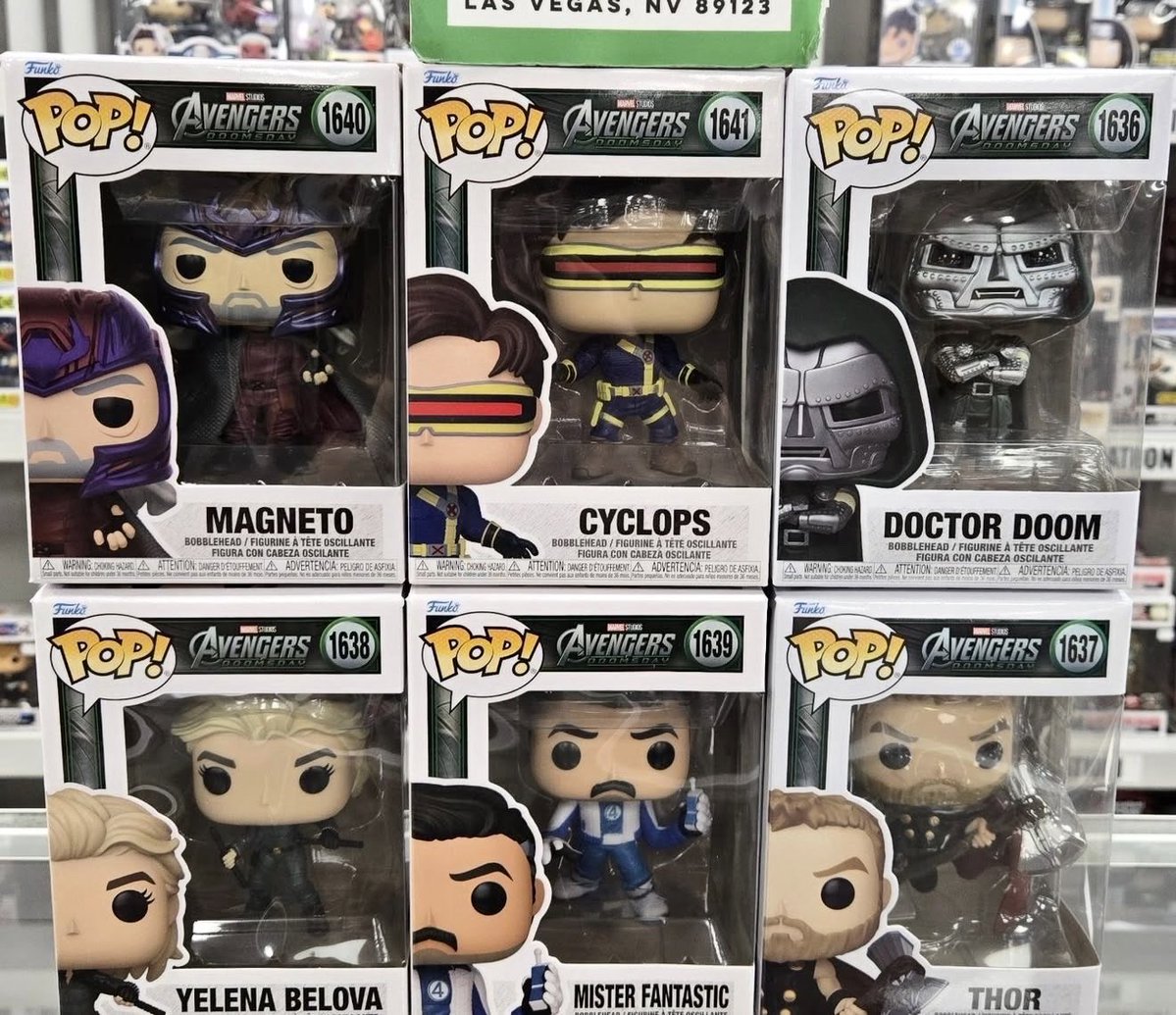 AvengersUpdated's tweet photo. First look at the ‘AVENGERS: DOOMSDAY’ Funko Pops.

(📸: @bradstoysLV) https://t.co/xc6lEAJhZw