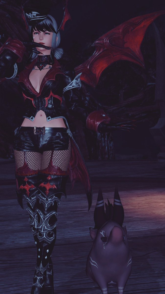 RubyOfTheNinth's tweet photo. Ruby proudly posed beside Siberl, clearly more than ready to embrace the spooky season.

“Siberl and I are

#gposers ◇ #gposes ◇ #hyur ◇ #midlanders_today ◇ #ffxivwol ◇ #wol ◇ #ffxivgposes ◇ #eorzeaphotos https://t.co/jdzHQUeQd4