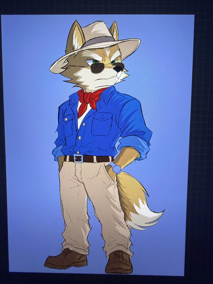 bluemaplepie's tweet photo. I know I’m suppose to get rest but the fact this isn’t finished makes me even sad. No I am going back to work in this then will work on the newest Fox picture. And hopefully the Halloween Editions! 

#foxmccloud #jurassicpark #starfoxxjurassicpark #nintendostarfox https://t.co/yYvjqj2qgI