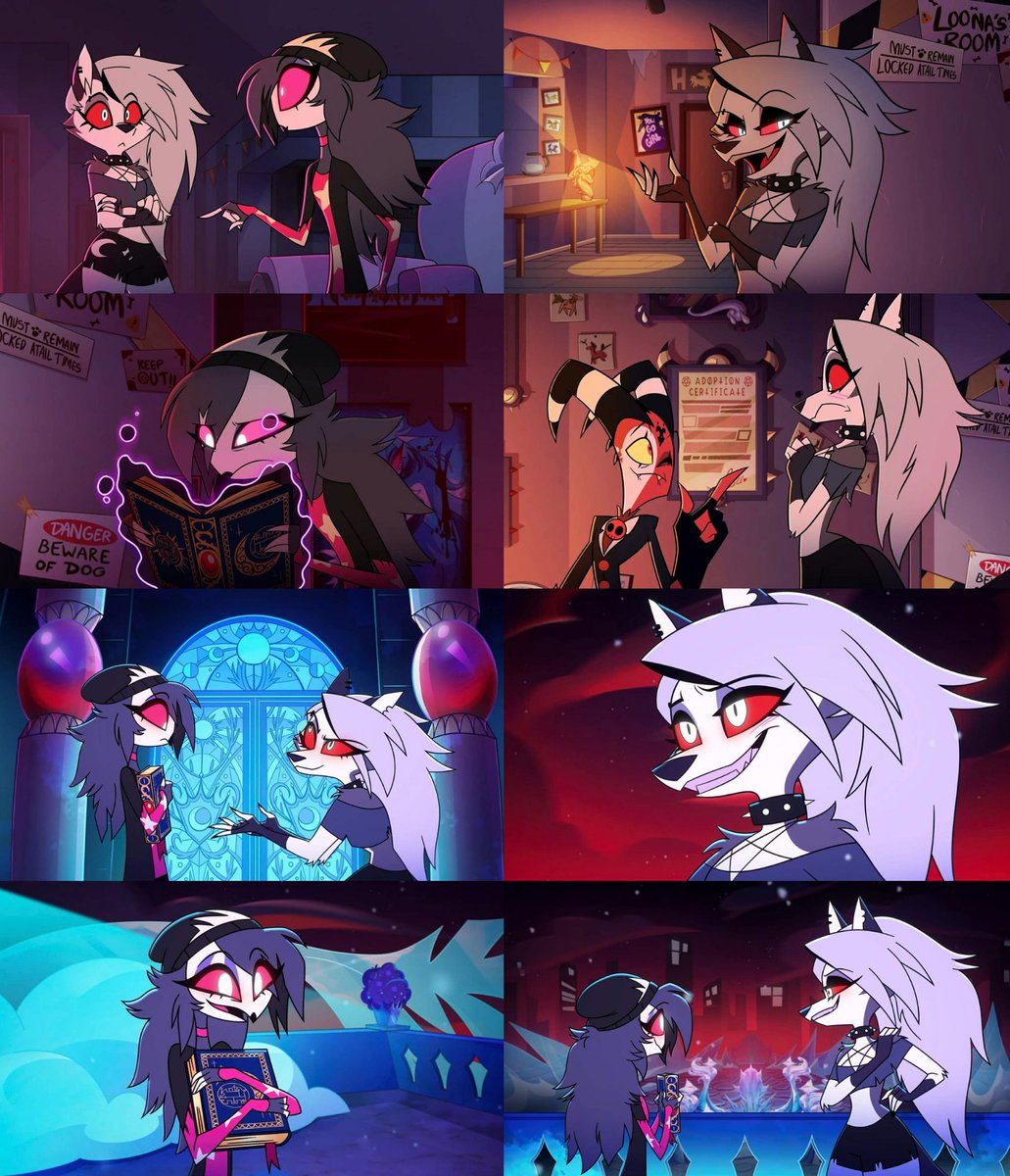 TheCartoonBase's tweet photo. ‘HELLUVA BOSS’ has returned with a new short with Loona and Octavia.

Season 3 Part 1 will release on Prime Video on October 14. https://t.co/GnfvCHkLMW