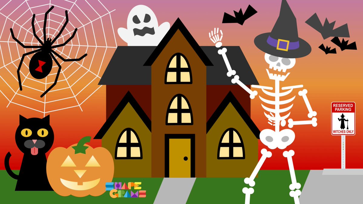 shapegrams's tweet photo. One spot for ALL the Halloween fun! 🎃 Mansion, Spooky Things, Skeleton, Spider Web, Which + Witch, Witch's Hat, and the Glitchy Ghost — every October Shapegram lives here → https://t.co/LMI7Yl52ov https://t.co/1dBgSGCXJq