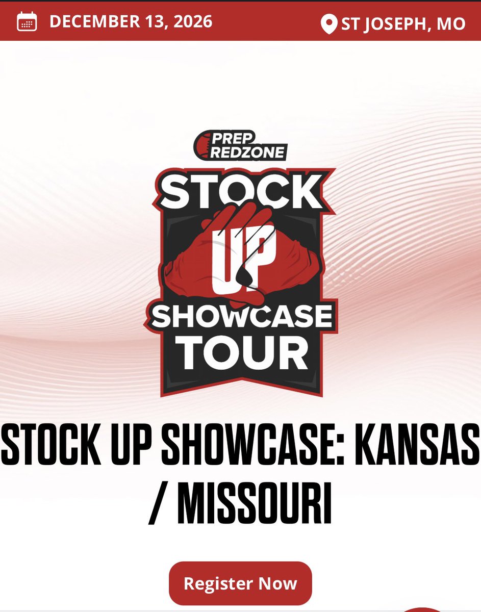PrepRedzoneKS's tweet photo. 🚨KANSAS/MISSOURI SHOWCASE🚨

Want to compete against top competition and in front of college coaches?🏈 

This Showcase is for YOU!🔥

- Athletic testing, positional drills, 1v1s &amp; 7v7
- Run by College Coaches

Discount Code: SUEdwards25OFF

Register: https://t.co/A9qNtygzPM https://t.co/LWqEiKLU3M
