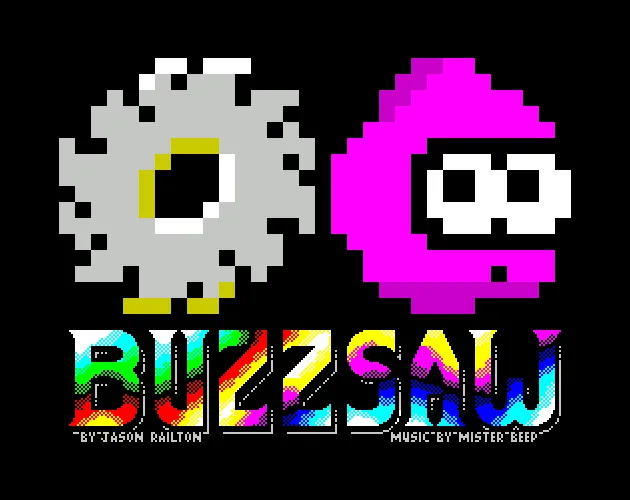 findersflanders's tweet photo. 7. Buzzsaw+ (ZX Spectrum)
It's basically a fan made Spectrum conversion of Cosmo Gang The Puzzle/Pac-Attack, so if you like either of those or just puzzle games in general you'll like this. https://t.co/o1EKE93UaM