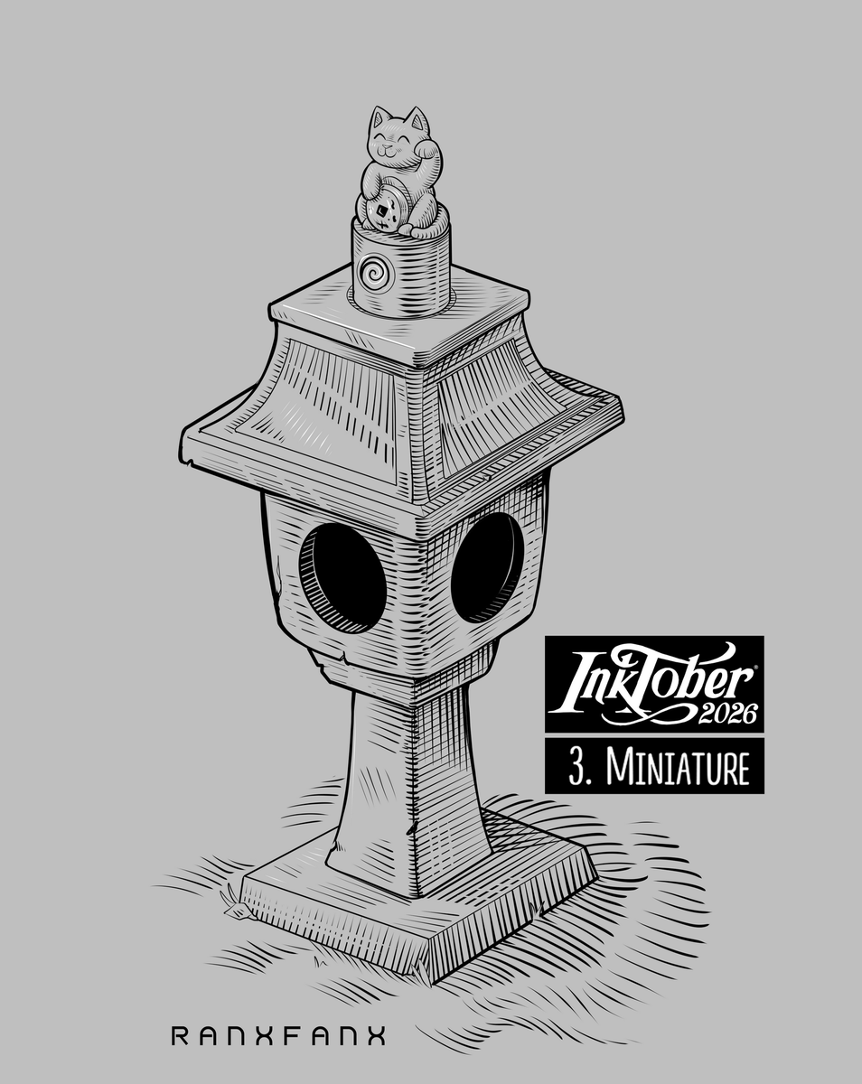 ranxfanx's tweet photo. #digitalart #art #inktober2026 #inktober #miniature https://t.co/I6d0ZQ9Sao