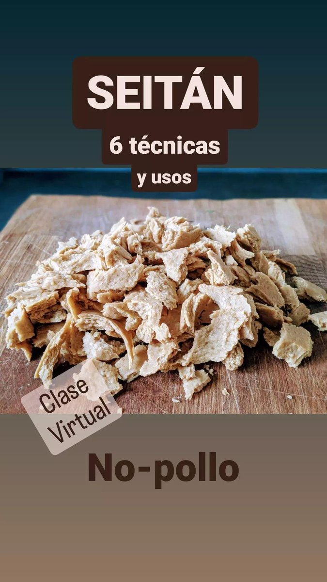 lalalaveganoyc's tweet photo. 🥩🍖🌭🍗🍔
SEITÁN, "carne" 💯% veg
6 técnicas y usos
.
Seitán esponjoso, a la BBQ, matambre, en bifes, arrollado al horno, “no-pollo”, usos extras.
.
#cocina #vegan #veganfood #crueltyfree #dairyfree #aplv #seitan #bbq #tofu #veganfood #plantbasedfuture https://t.co/YdUnxFQVGZ