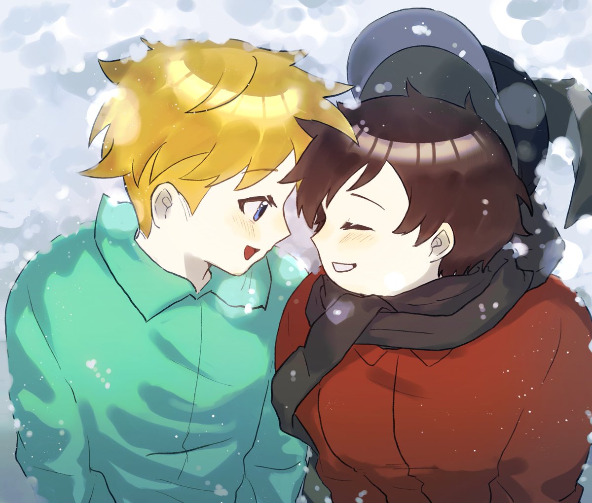 acgg1229's tweet photo. 雪地（有参考
#spbuttman 
#cartters 
#southpark https://t.co/flKAAwUWnW
