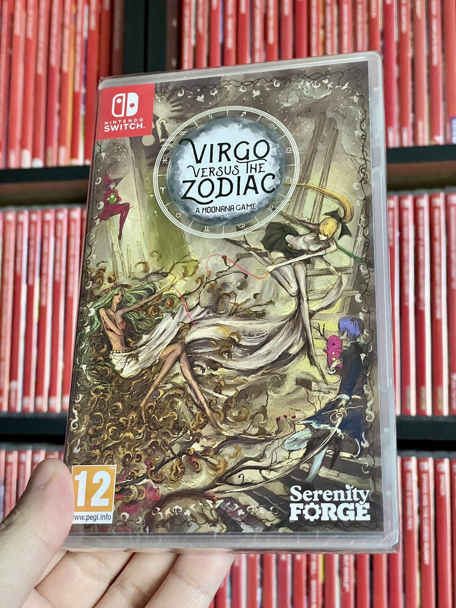 Squarehard's tweet photo. Saturday afternoon, and a hot one in this heatwave. Got me a game arrival with Virgo Versus The Zodiac which looks like a fun RPG style game. Got back from out and about with a Kuromi/Melody blind box and wouldn’t you know it, got a Kuromi, yay! And of course, boba. #SwitchCorps https://t.co/EMZf10gbiO