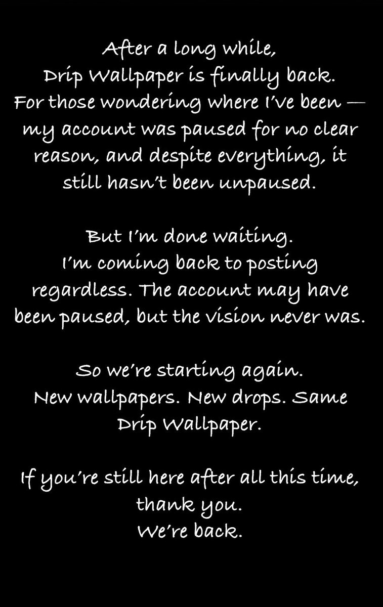 drip_wallpaper's tweet photo. After a long while 
THE DRIP WALLPAPER is back 🔥 https://t.co/qvHKnabkrK