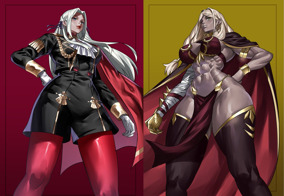 zinfian's tweet photo. Emperor of Adrestia and Queen of Saramis https://t.co/T6quEEEGnG