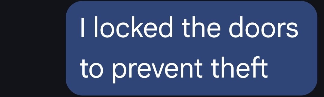 DisrespectedThe's tweet photo. I went into the camper and told my girlfriend I was gonna take a nap and texted her this. Then, I went into the living room and opened the shades up to watch her come out of the bar shed in full panic mode. As soon as she got the text she came out of the shed and tried to open up the patio door(locked) and then went to the bedroom door (locked). Then, she came back to the patio door to find me standing there laughing. 

Best moment out here this weekend.