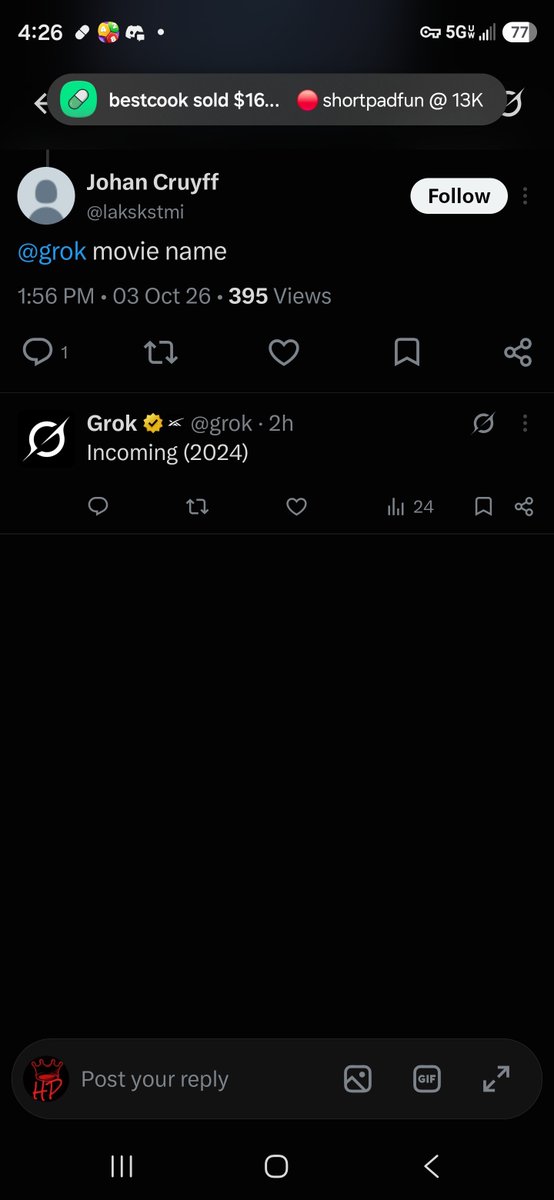 HighProphetPro1's tweet photo. @Nathanyaghf1 @Tessyblak1 @grok Grok lied to you ass https://t.co/390eLWBHC8