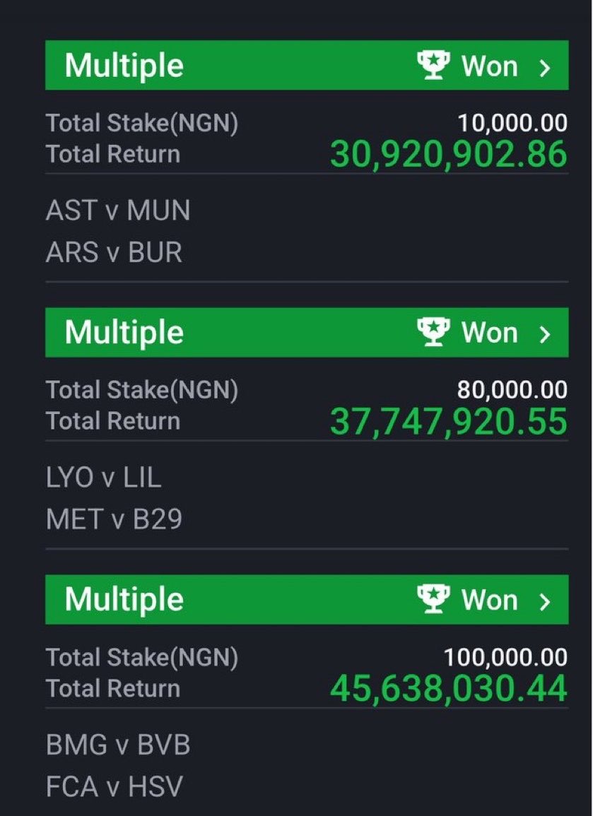 AgbaBoiz's tweet photo. 102m won in a day,
Thank you Jesus 🙏🏼
Just say congratulations! https://t.co/aKVLPtvfuo