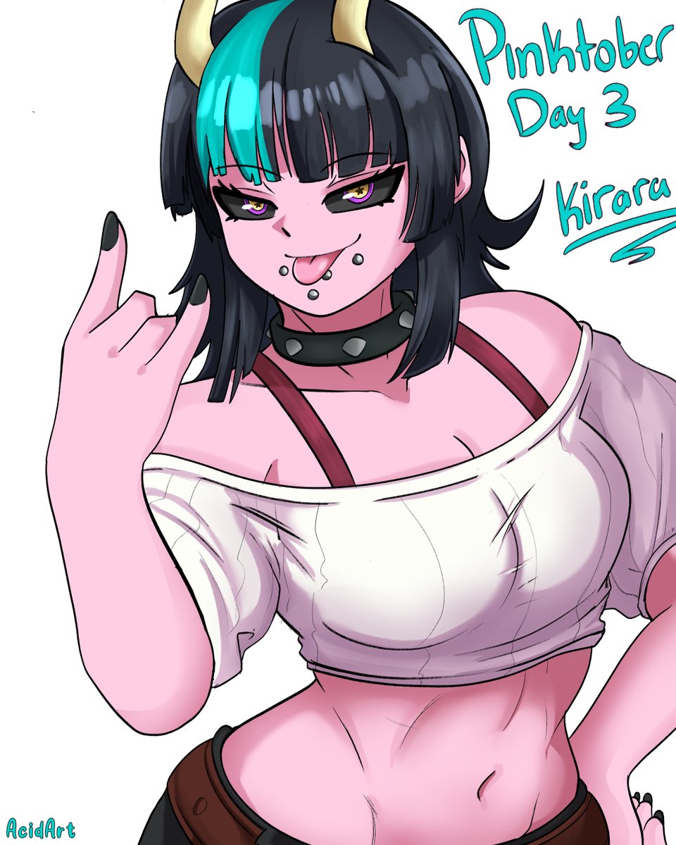 AcidArt_'s tweet photo. Pinktober 2026 Day 3: Kirara
I kind of cooked with this. Kirara is such a vibe 
#minaashido #jjk #kirarahoshi https://t.co/VzSHjZAyDg