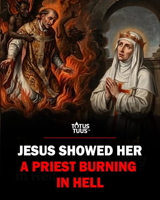 Jsmum46's tweet photo. 1300s St Bridget of Sweden received a divine revelation.
Before His ascension Jesus placed His most precious  Body into the hands of priests. Priests were elevated above the angels. He gave 5 spiritual gifts:
Faith of Christ
Keys to Heaven &amp; Hell
Change a sinner to an angel🧵 https://t.co/2qzKlYccl8