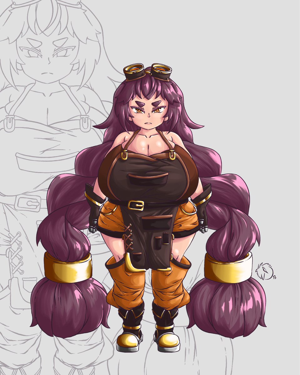 Destruk_pp's tweet photo. Hi! I wanted to show you another character.

Meet Ragna, another character I created recently. She’s a dwarf and is also designed to be part of the story.

#art #comic #OC #originalstory https://t.co/yFuxfayIeO