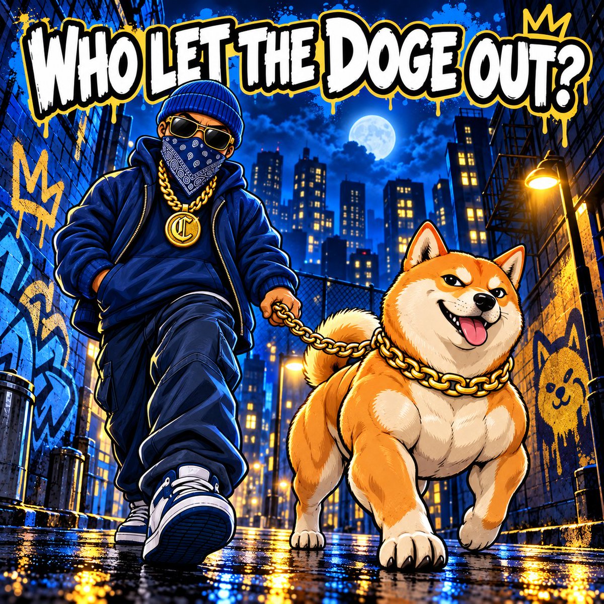 CriptoCoinOG's tweet photo. Cripto OG brought backup to the block. What are we naming this absolute unit? 🐕🧢 https://t.co/k7X7RQ1HPZ