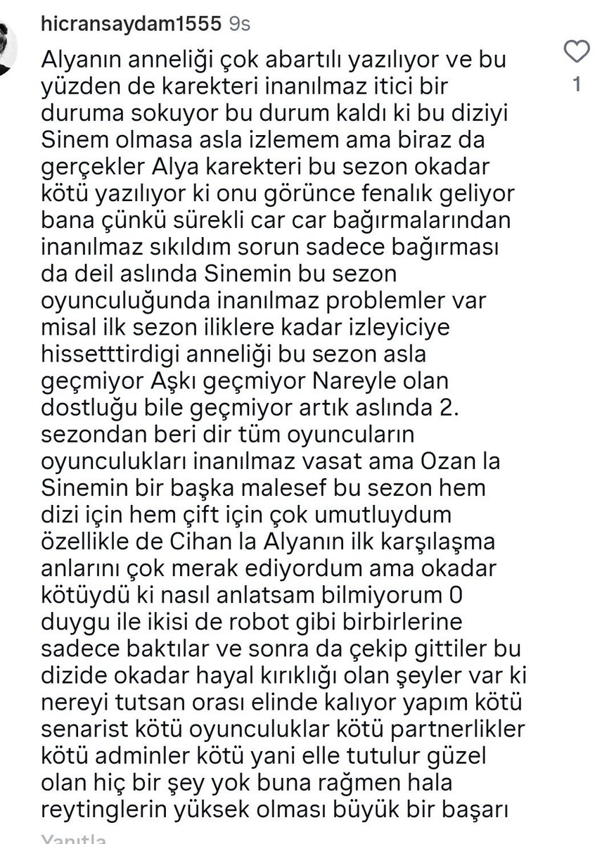 immmmbvcc's tweet photo. Doğruyu söylüyo Alya karekteri bu sezon inanılmaz kötü yazılıyo bu yüzden de insanlar tepki gösteriyo instagram da yorumları okuyorum hep tepki var ona en önemlisi de Denizden okadar sıkıldı ki insanlar cihalin olduğu  her sahnede çıkıp duruyo ikrah geldi artık #UzakŞehir #cihal https://t.co/PrBOULjU1J