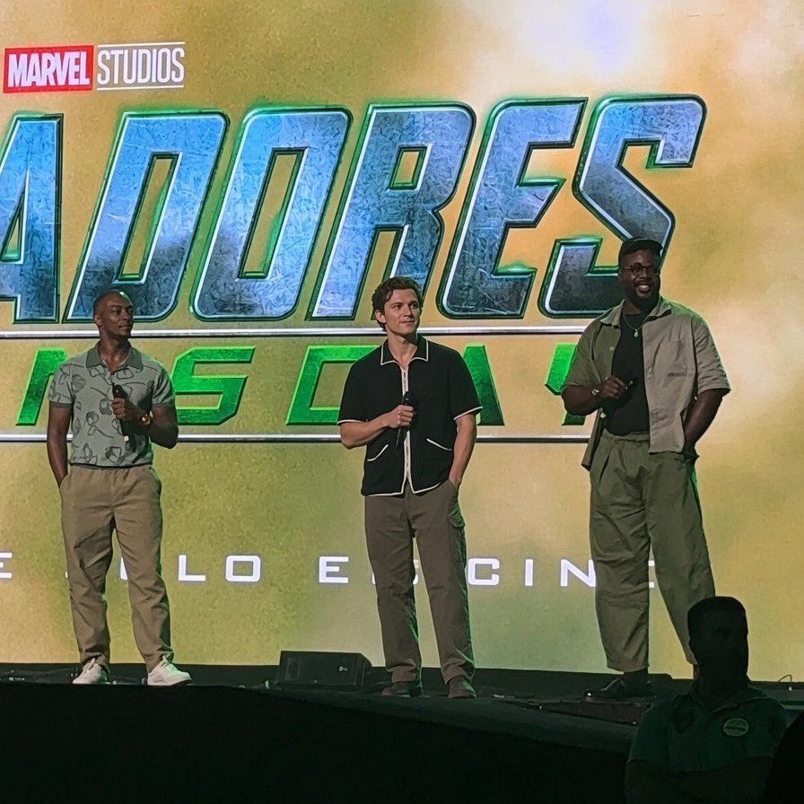CultureCav3's tweet photo. Tom Holland announces he will appear as Peter Parker and Spider-Man in 'AVENGERS: DOOMSDAY'.

(Via spidermandmca) https://t.co/BoTowhkp0O