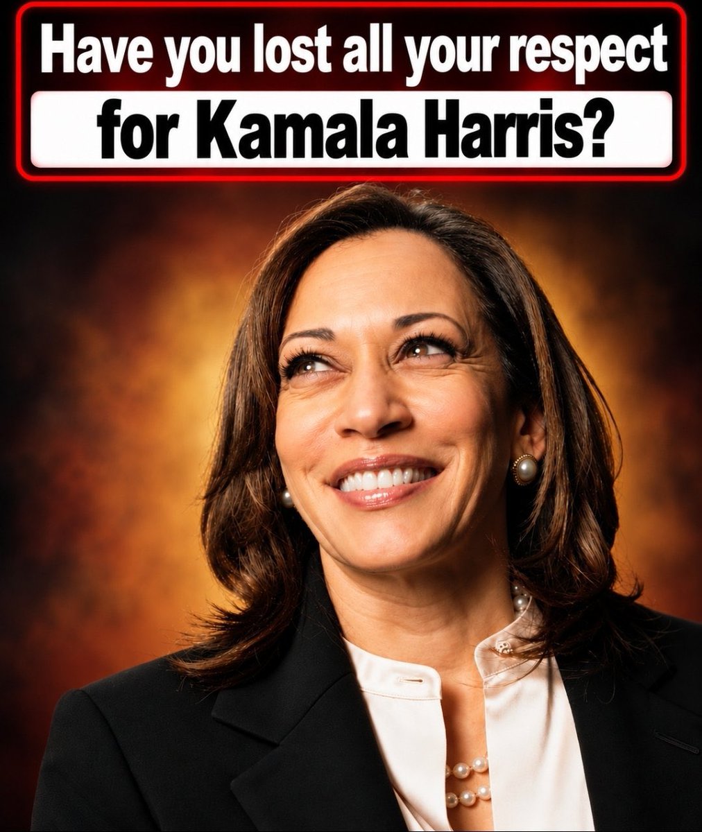 john_f_kjnr's tweet photo. Have you lost all your respect for Kamala Harris? https://t.co/WbVc18vPks