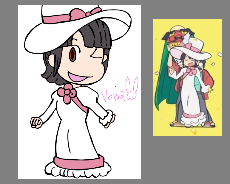 vowakoart's tweet photo. Matsuri in a pretty dress :> https://t.co/savFcOCGW5