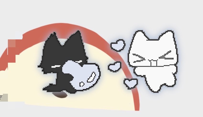 q0a2l's tweet photo. 関係オタクだからエリオとフィンみたいな猫のスタンプ買った https://t.co/OzGm2KtqMe