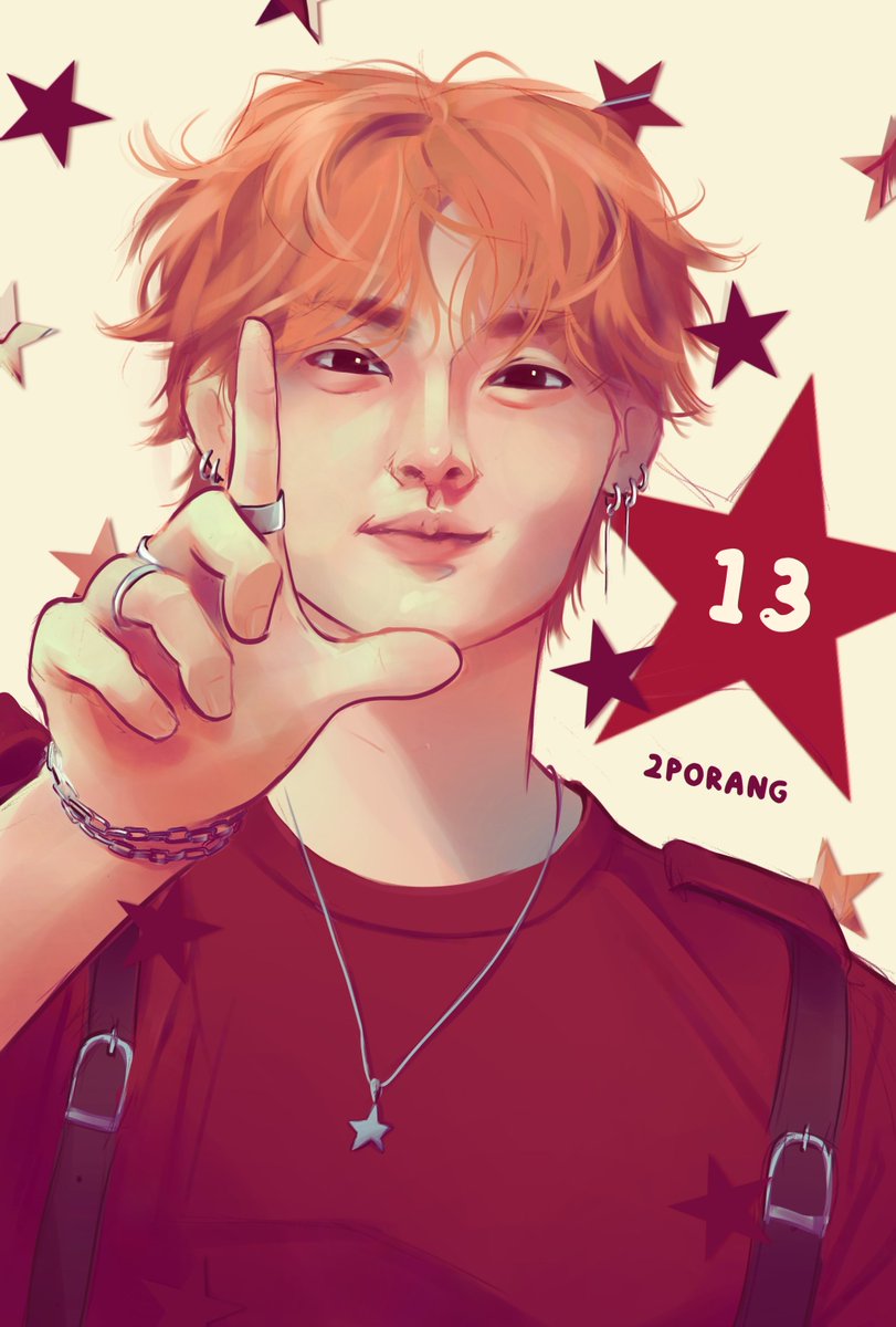 2porang's tweet photo. minho mandou avisar que amanhã é lula!! ⭐️

#leeknow #straykidsfanart https://t.co/jEAITxYEvy