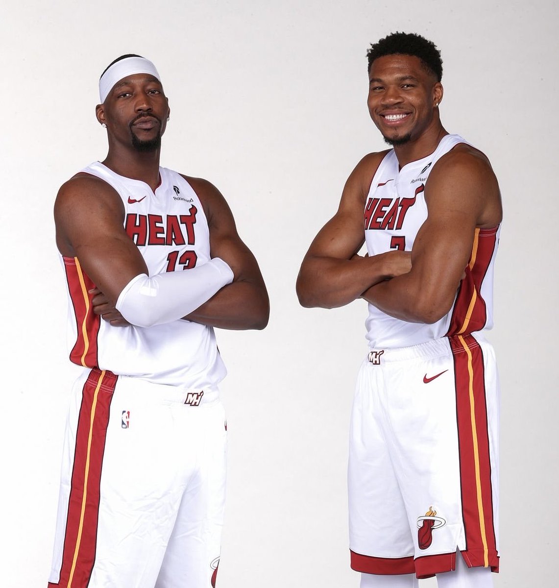 Fullcourtpass's tweet photo. Bam Adebayo says people are “under appreciating” what he and Giannis Antetokounmpo can do together as teammates

“You got two front court guys that can dribble, shoot, pass. You can rebound. Obviously, the defensive side is what it is. We know how great we want that to be. But you got two guys going downhill that are very mobile. They have high IQ that can pass. People are under appreciating it right now because they haven't seen it, but as the time goes by people will learn to appreciate what we will do.”

(https://t.co/fBxoSPqyk0)