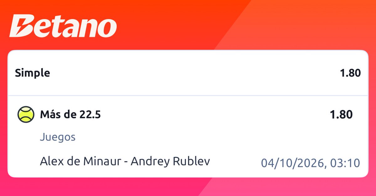 TenisHcapPro's tweet photo. 🎾 A. de Minaur vs. A. Rublev 🎾
🎯Análisis rápido🎯
Choque de estilos súper intenso. La velocidad y resistencia del australiano contra la potencia desatada de Rublev. Al ser un duelo donde ambos sufren para quebrarse fácil en pistas rápidas, la tendencia apunta a partidos largos.
