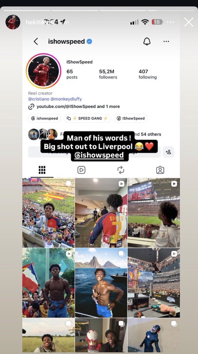 streamerpulse_'s tweet photo. 🚨🚨: SPEED HAS OFFICIALLY CHANGED HIS INSTAGRAM PROFILE PICTURE TO HUGO EKITIKÉ AFTER LOSING THEIR FIFA WAGER 😭😭

The crazy part? The LAST time Speed changed his profile picture was when he needed to meet Instagram’s requirements to get VERIFIED 😭💀 https://t.co/xHByjzFB1V