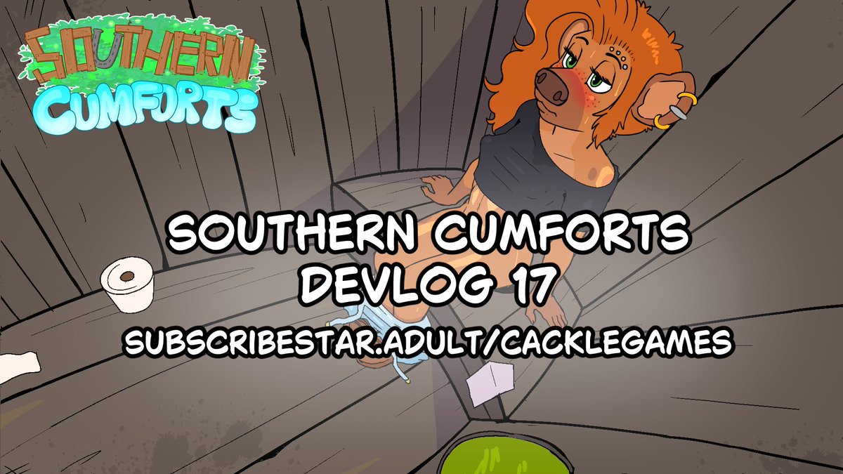 AromaticHyena's tweet photo. Hey everyone! For those of you who don't know, I have a game!

Devlog 17 of Southern Cumforts is now available for supporters! The news details upcoming animations, a huge UI overhaul, with a bunch of quality of life changes! Check out the latest news!
https://t.co/otMMzXn16p https://t.co/cIAw9KLTnh