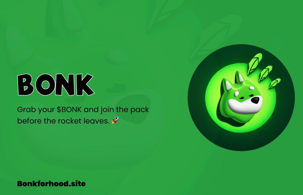 _bonk_for_RH_'s tweet photo. This could be your moment to grab $BONK before the next move. 🟢🐶

Dev keeps building, Dex is paid, and the pack keeps getting stronger.

Grab your $BONK before the rocket leaves. 🚀 https://t.co/MhqU7UBfhr