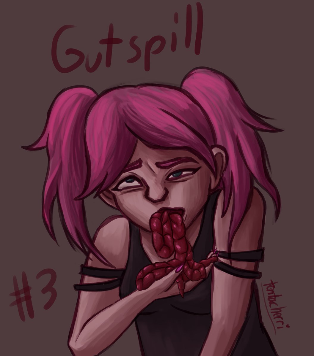tentacherri's tweet photo. Goretober day 3: Gutspill!!

Missed day 2 cause I had a huge energy crash and slept all day
I WILL KEEP FIGHTING
#goretober #xxanemiagoretober #xxanemiagoretober26 https://t.co/Btsxwck1G0