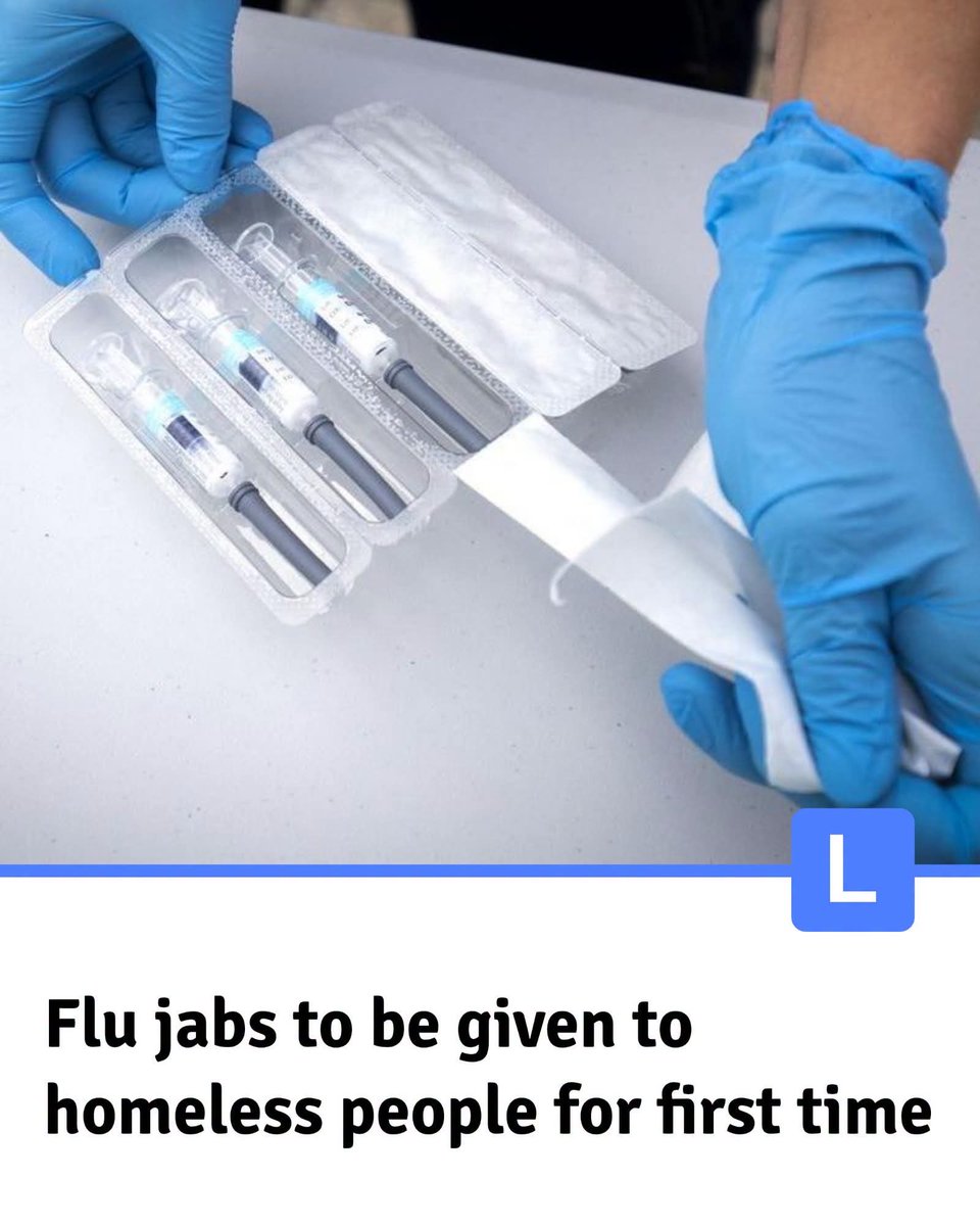 ABridgen's tweet photo. The Government have pledged to reduce the number of homeless people !
Their solution is free mRNA flu shots. https://t.co/VCOw1FnZgg