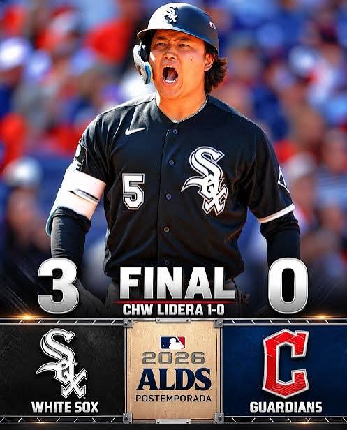 FrancoValen92mx's tweet photo. #MLB ⚾🔥¡White Sox pega primero!

Los medias blancas de Chicago se anotan el primer juego de la serie divisional, con gran actuación de 🇯🇵Munekata Murakami que conecto su primero cuadrangular en una Postemporada guían al equipo de Chicago su primera victoria. https://t.co/lwIeuyXpfw