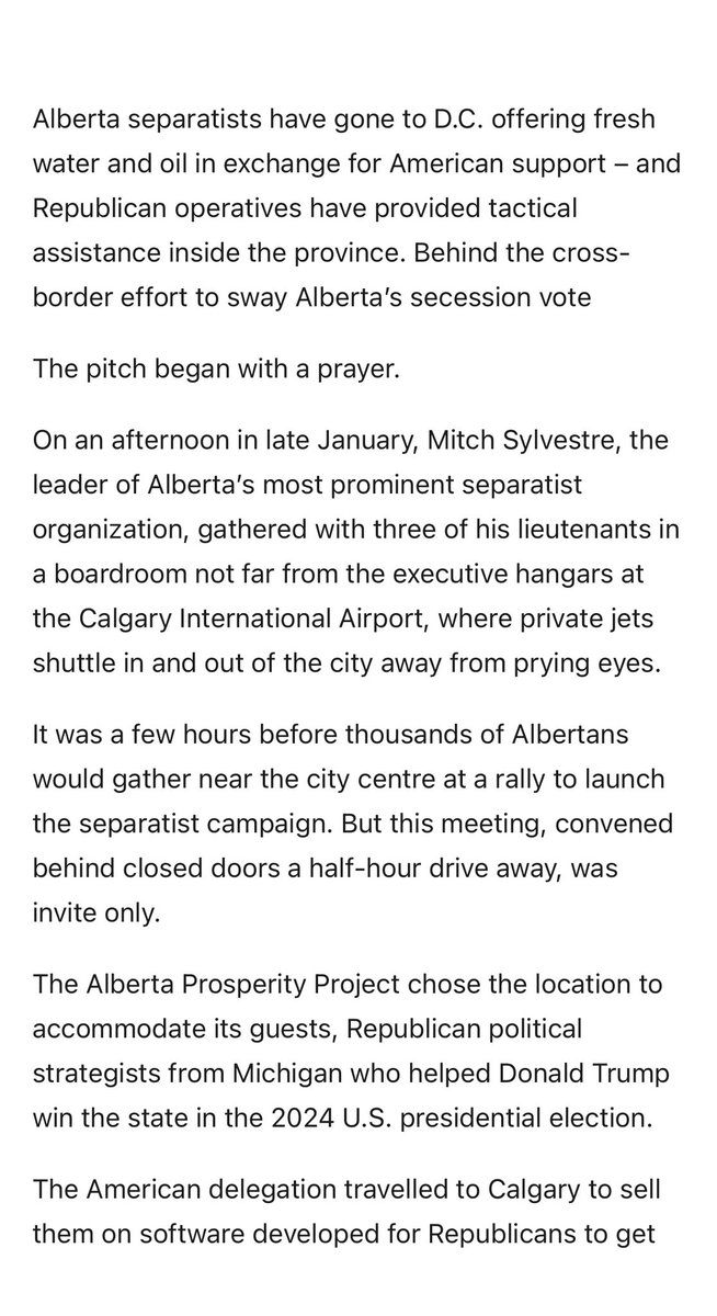 LukaszukAB's tweet photo. US Republican organizers are in Alberta to help separatists mobilize their vote.

They’re not even hiding it. They are openly working for the national interest of the United States.

Cast your vote for Canada. Reject these treasonous imposters.

https://t.co/UAvYtoWhyG https://t.co/yydbfLg3Yu