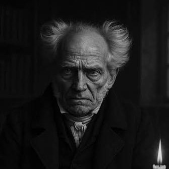 HistoryDailyyy's tweet photo. "In this world, brave people die, smart people go mad, and the world is full of happy fools."  

*-Arthur Schopenhauer