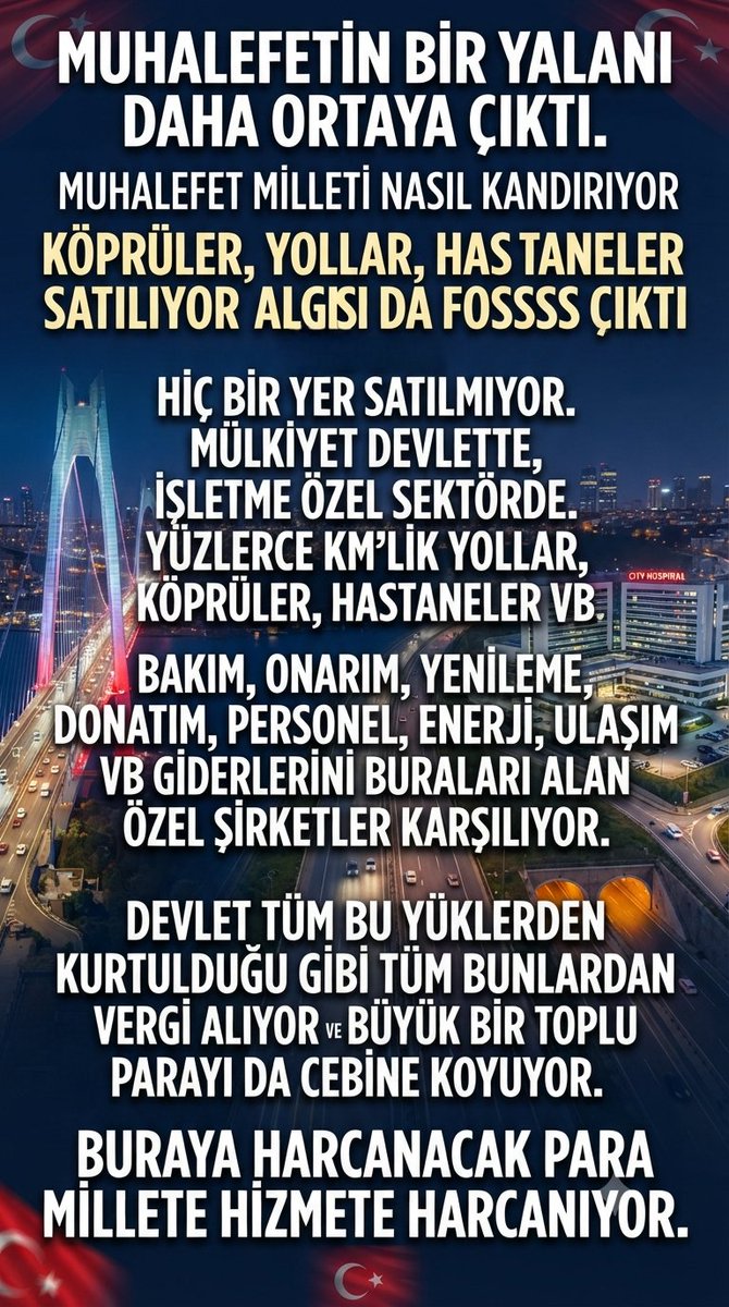 alfa_hak's tweet photo. MUHALEFETİN BİR KISMI, BELEDİYELERİNDEKİ HIRSIZLIKLARINI

FON VE KÖPRÜ HASTANE SATILIYOR YALANLARI İLE

KAMUFLE ETMEYE ÇALIŞIYOR

YEMEZLER

ONLARI BİTİRMEYE DEVAAAM
👇👇👇 

"2026 AGS" #mügeanlı #FonMagdurlarıAnaParaistiyor #HerFonaAnaPara #CbBranşlaraAdil50BinAtama "Fon Mağduru" https://t.co/fklyQNr2Q8