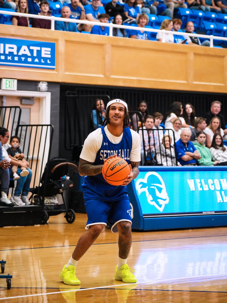 SetonHallMBB's tweet photo. Loved showing out for Pirate Nation at today's All-Star Showcase ⭐️🏴‍☠️

#DDD https://t.co/6MvZgSIMMe