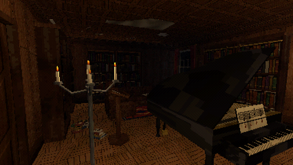 HeyHeyThereeee's tweet photo. In the first Resident Evil every save cost something: an ink ribbon, used up at a typewriter. Saving became a choice, and the fear came from what you might lose.

Making a PS1 horror game for Halloween? Every PSX pack in one: https://t.co/cgf3fY3Qv5
#PSX #gamedev https://t.co/oVh3VwaFzw
