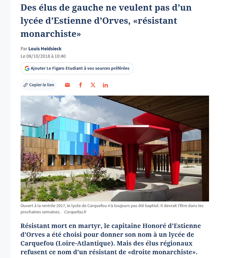 JPSteinhofer's tweet photo. La gauche (en particulier les #communistes) n'aime pas ceux qui ont résisté en 1940. https://t.co/GMLQZfwPgU