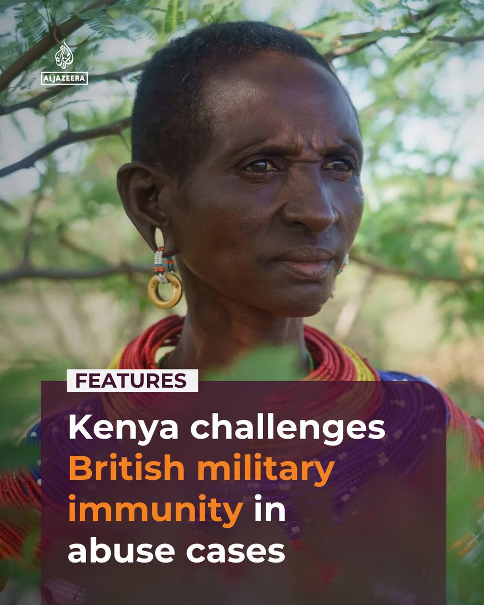 AJEnglish's tweet photo. “After that day, I became more scared of white men than I was of lions.”

Kenyan survivors seek accountability for alleged abuses linked to British military training, challenging immunity that has kept the cases from court.

Read here https://t.co/ZwFIRyUiF2 https://t.co/tG78Oc8TnP