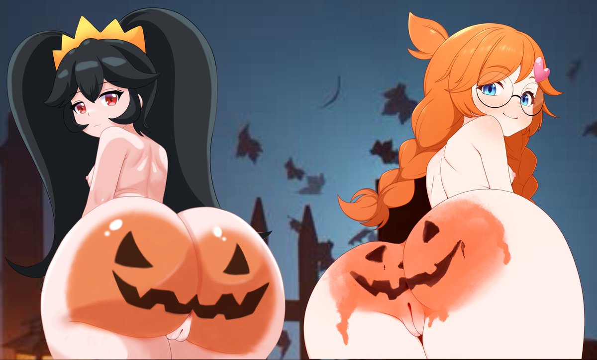 Horuu_Kaosuu's tweet photo. Ashley and Penny spooky buns
Last year's collab with @DullahanRebirth https://t.co/LYxj3oIFzX