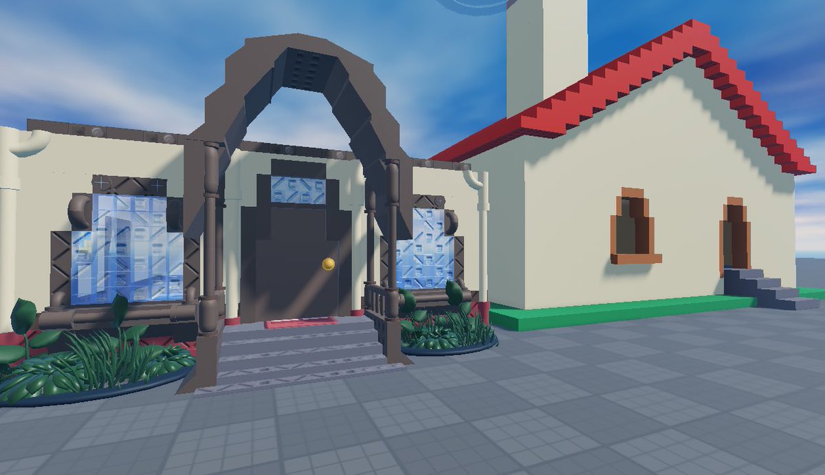 unrealizes's tweet photo. remaking happy home in boredom 

#robloxstudio #studbuilding https://t.co/k3L97LaqBT