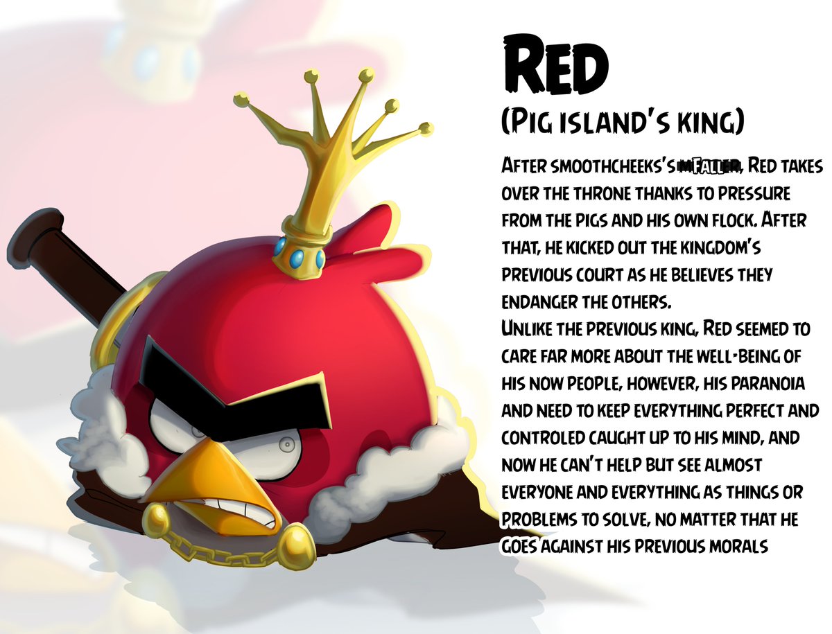 Chxc0_'s tweet photo. get to know more about the feathercrown characters pt1 !!

#angrybirds #au https://t.co/Y9pIBCsbyC
