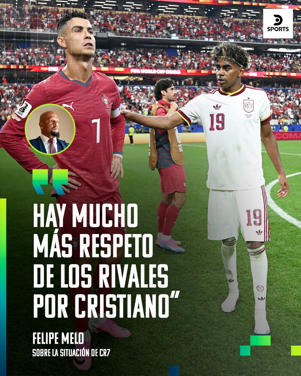 DSports's tweet photo. EL LIKE DE CRISTIANO RONALDO EN MEDIO DE LA POLÉMICA 📲👀🇵🇹

🇧🇷 Felipe Melo mostró su fastidio por la situación que atraviesa el Bicho en la Selección de Portugal y el propio futbolista luso dio "me gusta" a las declaraciones del brasileño en redes. https://t.co/9w87MpPnLh