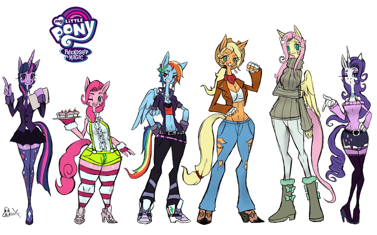 Cryospooksart1's tweet photo. Mane 6 

#mylittlepony #art #characterdesign #horse #equine #anthroart #digitalart 
#MLPfanart https://t.co/Rbks1GU9Ve