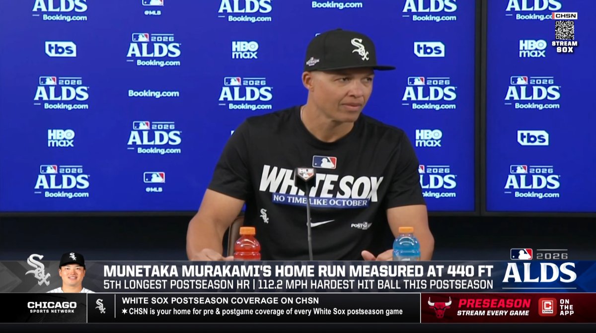 SoxTranslator's tweet photo. 「日本では明らかにスーパースターだった村上のような選手を、ここ数年苦しいシーズンが続いていたホワイトソックスに迎え入れることができたわけですが、彼のような選手を獲得できたことは、組織全体にとってどれほど大きな意味がありましたか？」

ウィル・ベナブル監督

「ものすごく大きかったですね。もちろん、彼自身が我々が期待していた通りの選手になって、結果を出してくれる必要もありました。

でもムーニーの場合、まずはクラブハウスでの存在感から始まったと思います。チームメイトとの接し方だったり、本当に、チームの一員としてすごくうまく溶け込んでくれたと思います。

彼はチームとしてのアイデンティティを作る上でも力になってくれました。

そしてシーズン終盤、もしかしたら我々全員が期待していたほどのパフォーマンスを出せていなかった時期でも、彼は打線の中で存在感がありましたし、クラブハウスでも存在感がありました。

彼にとっては厳しい時期もありましたが、それでも彼は決して自分自身を変えませんでした。

だからこそ、オフシーズンにああいう選手が来てくれて、打線を本当の意味で強固なものにしてくれたこと、そして打線の中でもクラブハウスでも、あれだけのパワーと存在感をもたらしてくれたことは、本当に大きな意味があります。」

#WhiteSox #村上宗隆