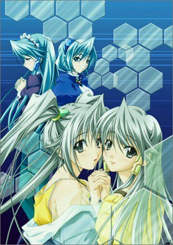 mappotenshi's tweet photo. Y2K LARP: abstract art, pink and bubbly aesthetic, virtual idols

Actual 2000s: boobs and robowaifus https://t.co/sRP3lbKnpd
